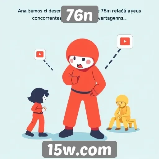 Desempenho do site 76n em comparação com concorrentes